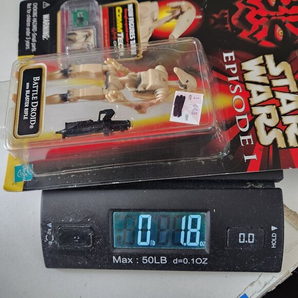 1998 Star Wars Episode I Battle Droid With Blaster Rifle & CommTech Chip VTG - Picture 8 of 8